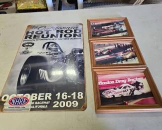#1950 • Autographed Drag Racing Memorabilia
