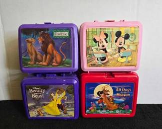 #10440 • (5) Vintage Plastic Lunch Boxes
