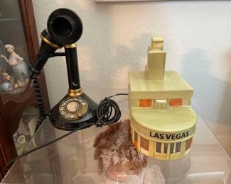 #60092 • Deco-Tel Candle Stick Telephone and Cookie Jar
