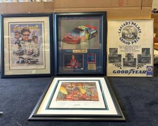 #10626 • NASCAR AUTOGRAPHED Art
