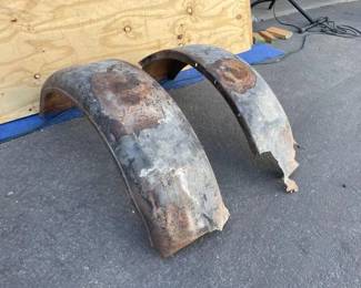 #22260 • Two Early Model Rear Fenders
