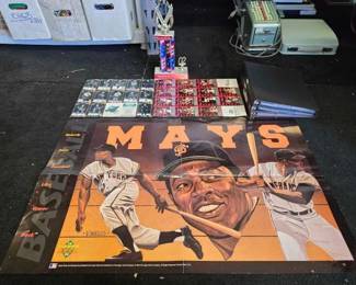 #10490 • Sports Memorabilia & (3) Binders Campbell's Card Collection
