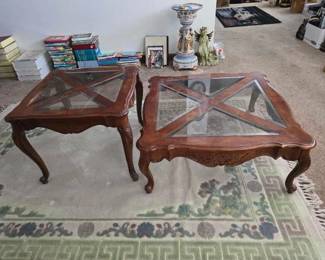 #60042 • Coffee Table and End Table both Have Glass Tops
