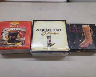 #1134 • (3) Budweiser Steins

