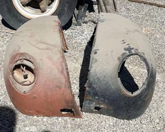 #2718 • Pair of Early Model Ford Fenders

