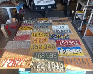 #6562 • 49 License Plates
