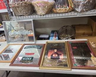 #1566 • (5) Beer Mirrors
