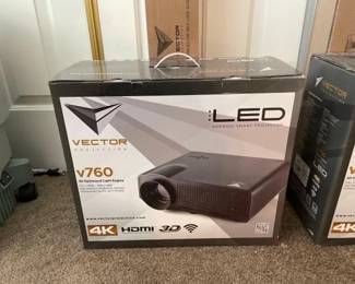 #60106 • Vector v760 Projector and Projector Screen

