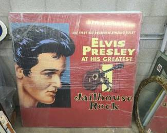 #1586 • Elvis Presley Jailhouse Rock Painted Canvas
