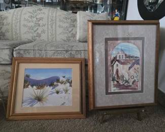 #60038 • Two Framed Artwork
