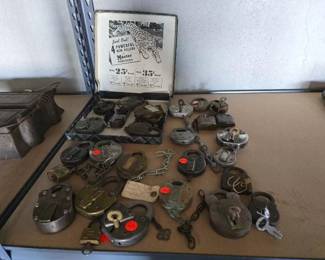 #12088 • Vintage Locks with Keys
