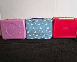 #10438 • (5) Vintage Plastic Lunch Boxes
