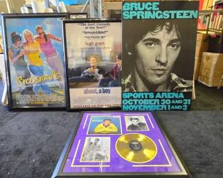 #10658 • 2 Movie Promo Autographed Art/Posters 2 Musicians Memorabilia
