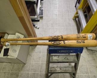 #50242 • 2 Louisville Slugger Wooden Baseball Bats
