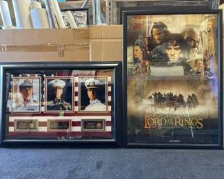 #10616 • (2) Autographed Movie Art
