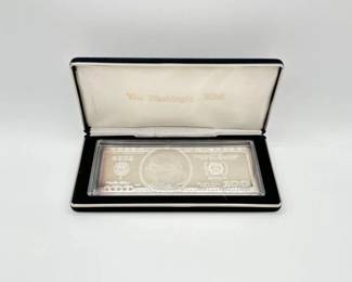 #3094 • 2000 One Hundred Dollar .999 Pure Silver Bar, 4ozt
