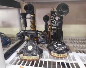 #1060 • (4) Vintage Jim Beam Telephone Decanters

