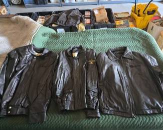 #12032 • (3) Leather Jackets
