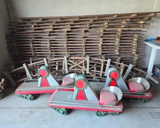 #6002 • 27 Train Tracks and 3 Hodges Hand Cars
