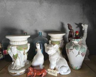 #13530 • Glass Vases Glass Figurines Water Jugs & more
