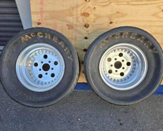 #22112 • 2 McCreary 3 Piece Wheels
