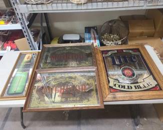 #1574 • (4) American Beer Mirrors
