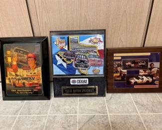 #50080 • Three NASCAR Plaques
