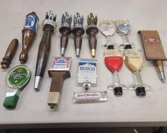 #1100 • (14) Beer Tap Handles

