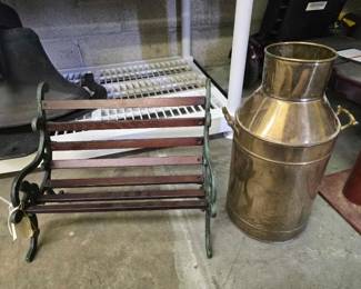 #1992 • Miniature Park Bench and Pot
