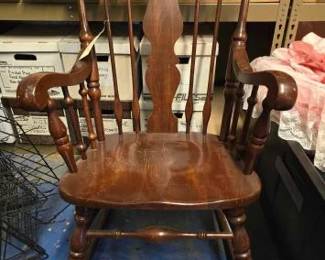 #20562 • Wooden Rocking Chair
