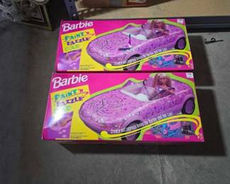 #13104 • (2) Vintage Barbie Paint 'N Dazzle Cars
