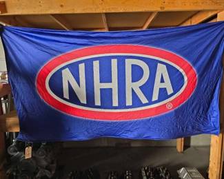 #22070 • Box of NHRA flags/banner
