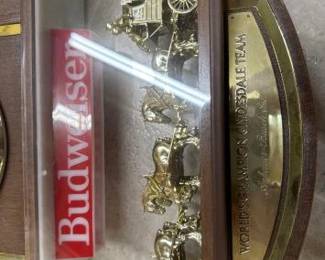#50550 • Budweiser Worlds Champion Clydesdale Decor Clock Box

