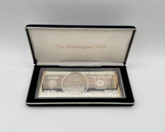 #3096 • 2000 $100 .999 Pure Silver Bar, 4ozt
