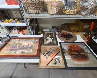 #1570 • (5) American Beer Mirrors
