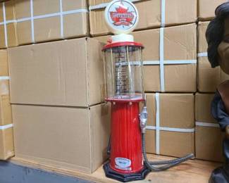 #1516 • Replica 1920s Supertest Gas Pump Liquor Dispenser
