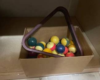 #50074 • Pool Balls and Triangle
