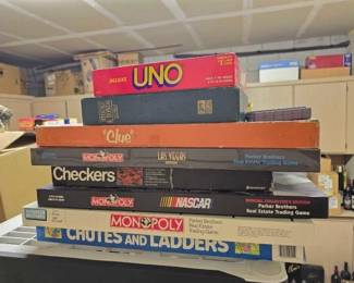 #50266 • Kirby Super Nintendo Game and 8 Board Games
