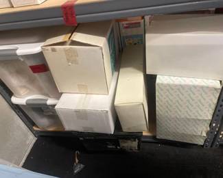 #10174 • 2 Walkers 1 Box of Books 1 Box of Cook Books and Wooden Bird
