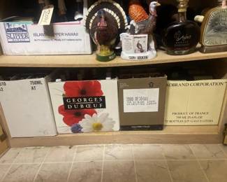 #50096 • 6 Boxes of Decorative Wine and Liquor Bottles

