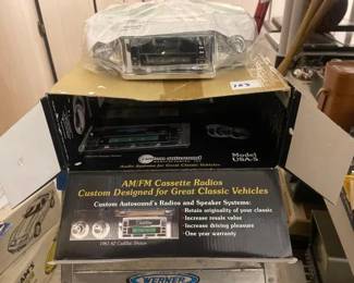 #50114 • Custom Autosound AM/FM Cassette Radio for Classic Vehicles
