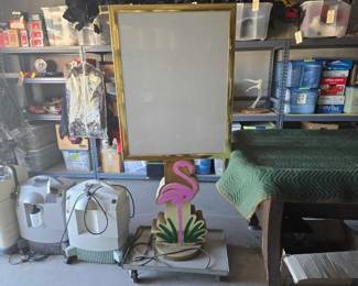 #12204 • Vintage Light Up Display Board from the Flamingo Las Vegas
