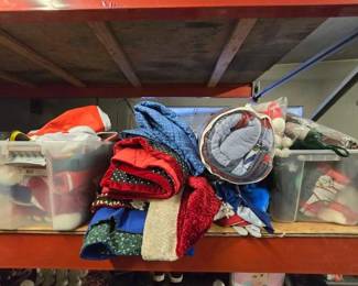 #20644 • Christmas Blankets,hats, Stockings and more
