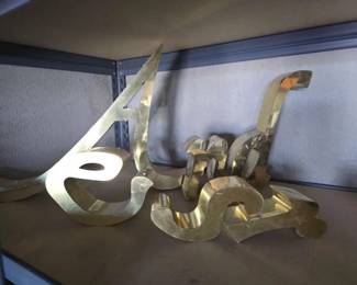 #12080 • Metal Neon Sign Letters
