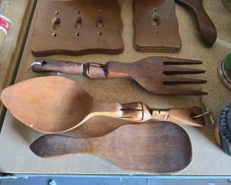 #13526 • Glass Cups, Crystal cups Wood and utensils & More
