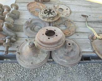 #2404 • Ford Brake Drums, Backing Plates, and Clutch
