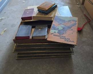 #13661 • Bibles, Pictures Vintage Cigarette Packs & more
