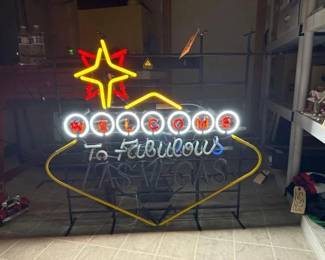 #50542 • Welcome To Fabulous Las Vegas Neon Sign
