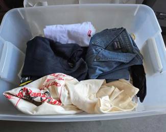 #12076 • Tote of Shirts
