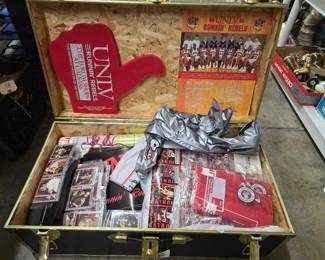 #1610 • Trunk with UNLV Memorabilia
